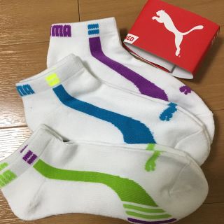 プーマ(PUMA)の【新品】PUMA スニーカーソックス⚽️(靴下/タイツ)