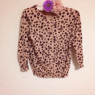プロポーションボディドレッシング(PROPORTION BODY DRESSING)のフラワーダルメ柄プリントカーデ(カーディガン)