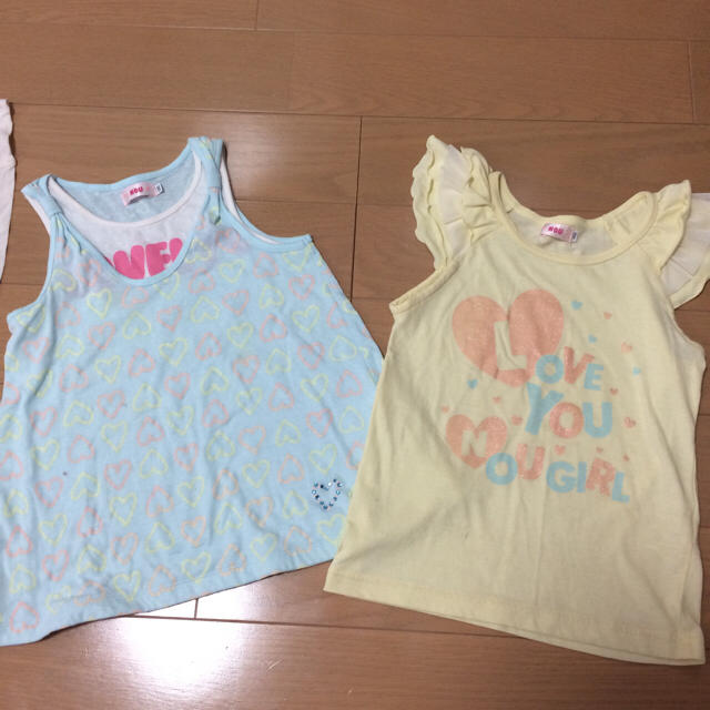 e.a.B(エーアーベー)の120cm ♡NOU♡eaB 5点セット キッズ/ベビー/マタニティのキッズ服女の子用(90cm~)(Tシャツ/カットソー)の商品写真