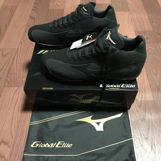 ミズノ(MIZUNO)のミズノ スパイク 27cm ミドルカット ブラック 高校野球対応 埋込金具(シューズ)