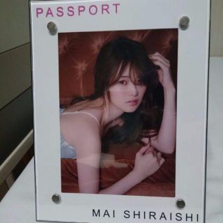 乃木坂46 白石麻衣 神の手 直筆サイン入り アザーカット写真付きフォトフレーム