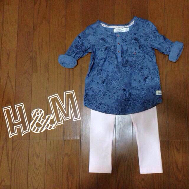 H&M(エイチアンドエム)のH&M / ガーゼチュニック キッズ/ベビー/マタニティのキッズ服女の子用(90cm~)(その他)の商品写真