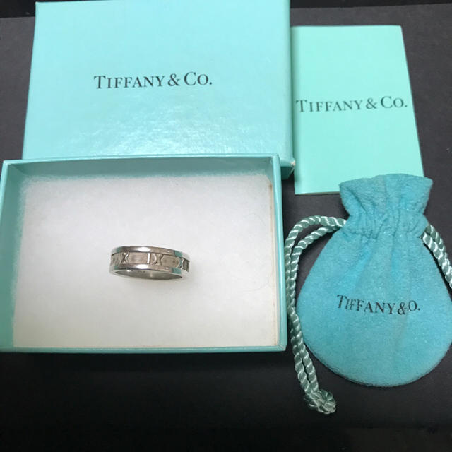 Tiffany & Co.(ティファニー)のティファニー アトラス ナローリング スターリングシルバー 17号 レディースのアクセサリー(リング(指輪))の商品写真