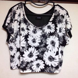 エモダ(EMODA)のEMODA フラワーシースルーTシャツ(Tシャツ(半袖/袖なし))