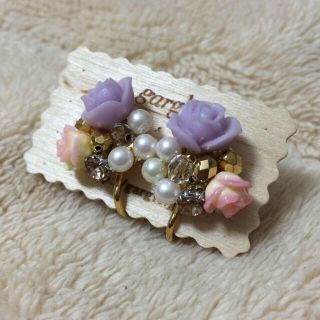 。✳︎♡お花 イヤリング♡✳︎。(イヤリング)