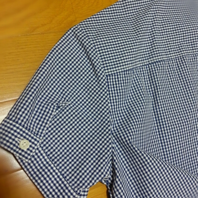 MUJI (無印良品)(ムジルシリョウヒン)の無印良品◎ギンガムチェック半袖シャツ レディースのトップス(シャツ/ブラウス(半袖/袖なし))の商品写真