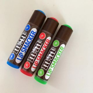 エムアンドエム(M&M)のm&m's LiP SMACKER 3本セット(リップケア/リップクリーム)