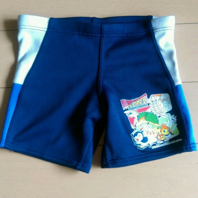 120　ポケモン　中古子供水着 キッズ/ベビー/マタニティのキッズ服男の子用(90cm~)(水着)の商品写真