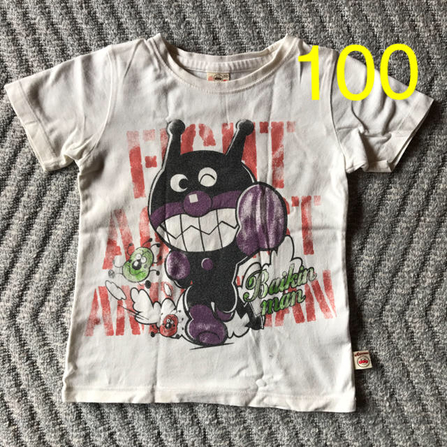 バイキンマン Tシャツ 100 キッズ/ベビー/マタニティのキッズ服男の子用(90cm~)(Tシャツ/カットソー)の商品写真