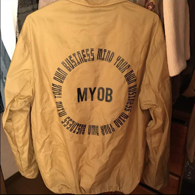 myob nyc コーチジャケット