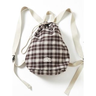 UMBRO チェック柄　リュック　パッカブルミニバック　コラボ商品