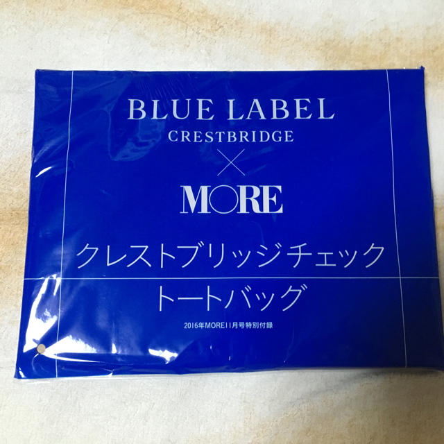 MORE付録 BLUE LABEL CRESTBRIDGE チェックトートバッグ レディースのバッグ(トートバッグ)の商品写真