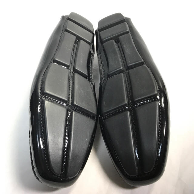 PRADA(プラダ)のプラダ パテントレザーローファー黒(IT37.5/23.5-24cm) レディースの靴/シューズ(ローファー/革靴)の商品写真