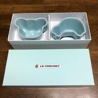 ルクルーゼ(LE CREUSET)の《新品未使用》ル・クルーゼ ベビー (離乳食器セット)