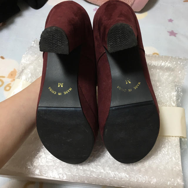 MAJESTIC LEGON(マジェスティックレゴン)の＊美品＊リボン付ブーティ、ミッシュマッシュ、ロディスポット、フェルゥ、ノエラ系 レディースの靴/シューズ(ブーティ)の商品写真