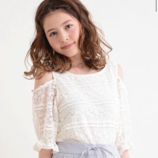 マジェスティックレゴン(MAJESTIC LEGON)の☆☆肩開きフリルレースプルオーバー☆☆(Tシャツ(長袖/七分))