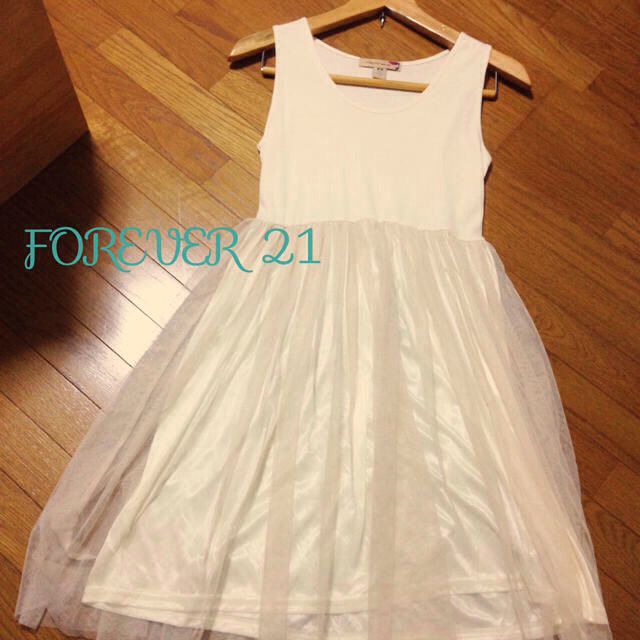 FOREVER 21(フォーエバートゥエンティーワン)のforever21♡チュールワンピ レディースのワンピース(ひざ丈ワンピース)の商品写真