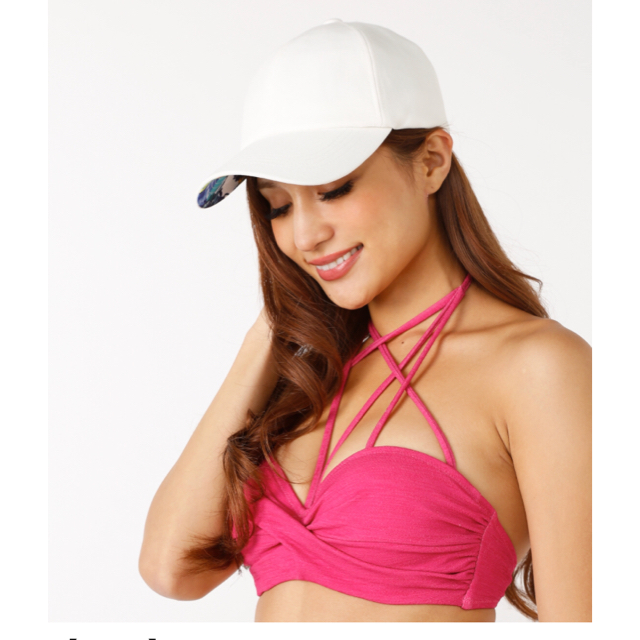 rienda(リエンダ)の最新♡リエンダ キャップ ホワイト レディースの帽子(キャップ)の商品写真