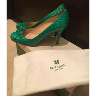 ケイトスペードニューヨーク(kate spade new york)の【katespade】パンプス【美品】(ハイヒール/パンプス)