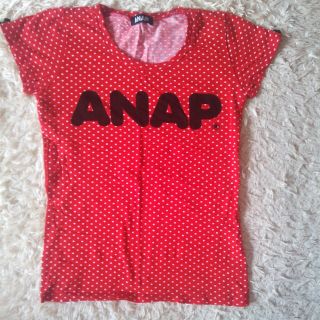 アナップ(ANAP)のANAP☆ドットＴシャツ(Tシャツ(半袖/袖なし))