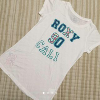 ロキシー(Roxy)のROXY♡ホワイトTシャツ(Tシャツ(半袖/袖なし))