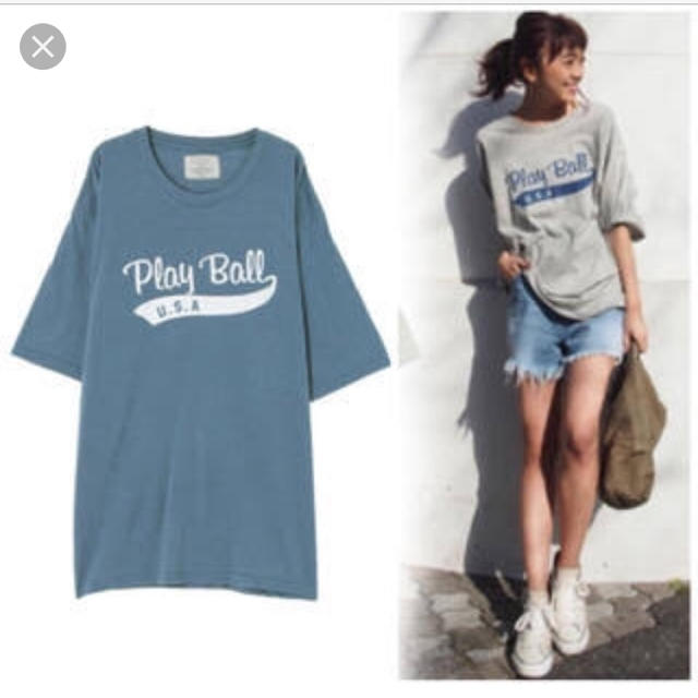 Ungrid(アングリッド)のungrid playball Tee レディースのトップス(Tシャツ(半袖/袖なし))の商品写真