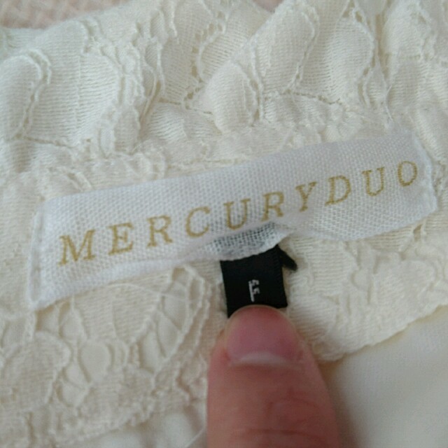 MERCURYDUO(マーキュリーデュオ)のマーキュリーデュオ レース柄ショーパン レディースのパンツ(ショートパンツ)の商品写真