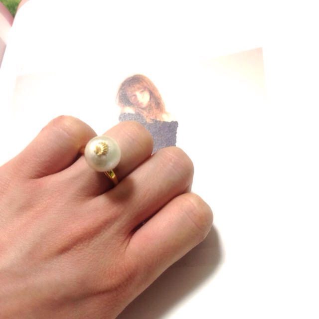 chell pearl ring レディースのアクセサリー(リング(指輪))の商品写真