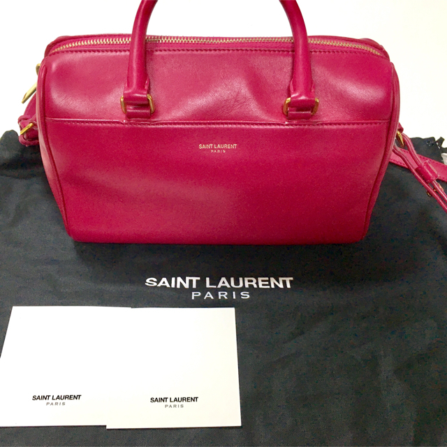 Saint Laurent(サンローラン)のkikiさん専用  サンローラン ベイビーダッフル pink レディースのバッグ(ショルダーバッグ)の商品写真