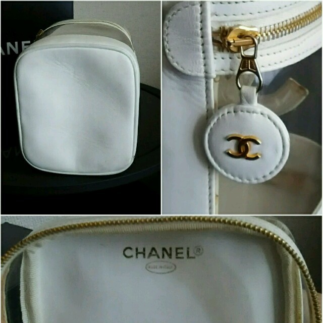 シャネル　CHANEL バニティ　ホワイト　希少