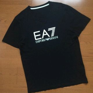 エンポリオアルマーニ(Emporio Armani)のエンポリオアルマーニ 半袖VネックTシャツ ブラック サイズL(Tシャツ/カットソー(半袖/袖なし))