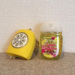 バスアンドボディーワークス(Bath & Body Works)の新品 未開封 ☆ 除菌 ハンドジェル ケース付(日用品/生活雑貨)