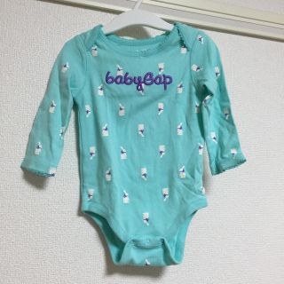 ベビーギャップ(babyGAP)のBaby Gap＊長袖ロンパース 70(ロンパース)