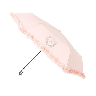 ヒートカットフリル折りたたみ傘 ピンク