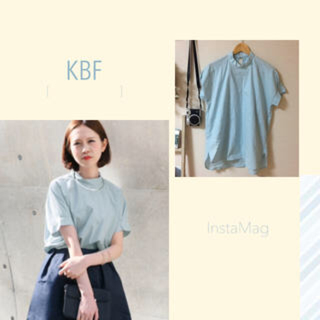 ケービーエフ(KBF)のKBF ストライプシャツ(シャツ/ブラウス(半袖/袖なし))