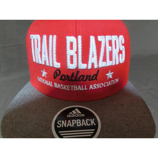 アディダス(adidas)のadidas製【Portland Trail Blazers】豪華ロゴ刺繍CAP(キャップ)