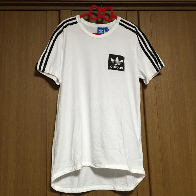 adidas(アディダス)の【美品】adidas originals☆三本ラインＴシャツ メンズのトップス(Tシャツ/カットソー(半袖/袖なし))の商品写真