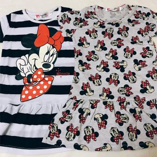 エイチアンドエム(H&M)のミニーちゃん✩ワンピース2点セット 90cm(ワンピース)