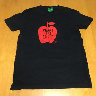 ビームス(BEAMS)のBEAMST ARTFOREVERYDAY♡﻿黒Tシャツ♡﻿アップル(Tシャツ(半袖/袖なし))