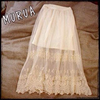 ムルーア(MURUA)の☆MURUAのレースロングスカート☆(ロングスカート)