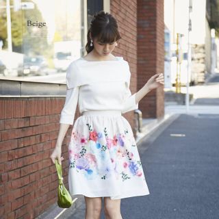 トッコ(tocco)のtocco closet❁パネルフラワースカート(ミニスカート)