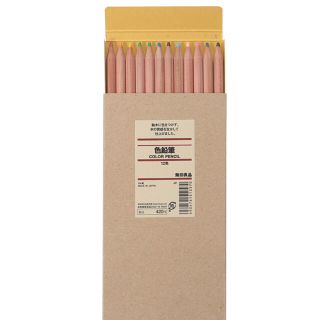 ムジルシリョウヒン(MUJI (無印良品))の無印良品 12色 色鉛筆(色鉛筆)