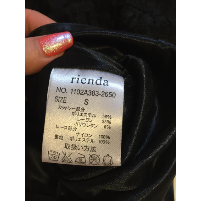 rienda(リエンダ)のrienda リエンダ レースワンピース レディースのワンピース(ミニワンピース)の商品写真