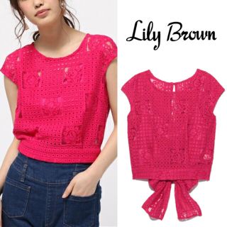 リリーブラウン(Lily Brown)のLilyBrownリリーブラウントップス♡スナイデルダズリンフレイアイリエンダ(シャツ/ブラウス(半袖/袖なし))