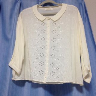 ダブルクローゼット(w closet)のw closet レースブラウス(シャツ/ブラウス(長袖/七分))