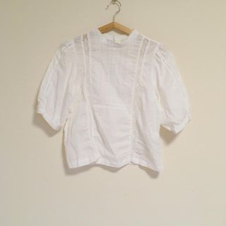 ダブルクローゼット(w closet)のW closet レースブラウス(シャツ/ブラウス(半袖/袖なし))