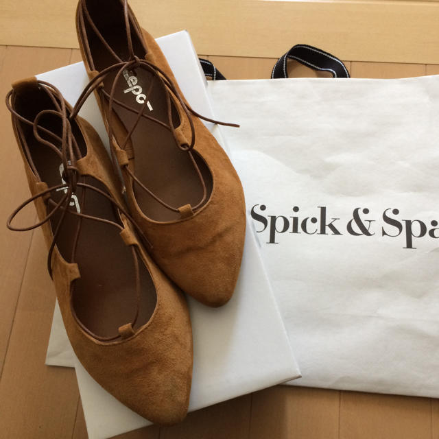 Spick & Span(スピックアンドスパン)のスピック&スパン☆レースアップシューズ☆ベージュ レディースの靴/シューズ(ハイヒール/パンプス)の商品写真