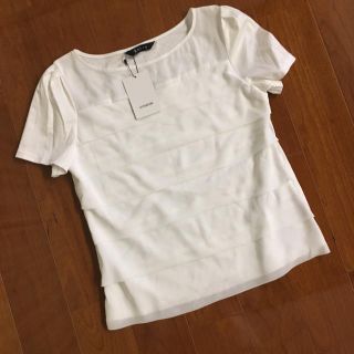 ケティ(ketty)の新品 ケティ トップス 白 M(カットソー(半袖/袖なし))