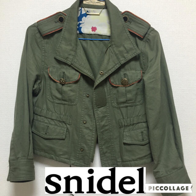 SNIDEL(スナイデル)のスナイデル ミリタリージャケット snidel フレイアイディー ビームス レディースのジャケット/アウター(ミリタリージャケット)の商品写真