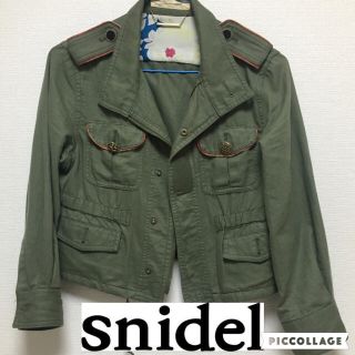 スナイデル(SNIDEL)のスナイデル ミリタリージャケット snidel フレイアイディー ビームス(ミリタリージャケット)